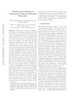 Naming and Counting in Anonymous Unknown Dynamic Networks