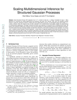 Scaling Multidimensional Inference for Structured Gaussian Processes