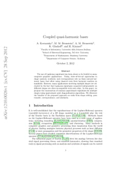 Coupled quasi-harmonic bases
