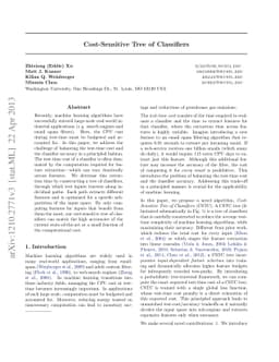 Cost-Sensitive Tree of Classifiers