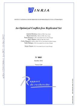 An optimized conflict-free replicated set