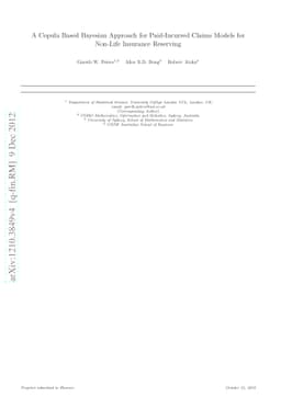 A Copula Based Bayesian Approach for Paid-Incurred Claims Models for
  Non-Life Insurance Reserving