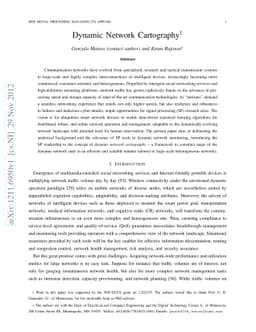 Dynamic Network Cartography