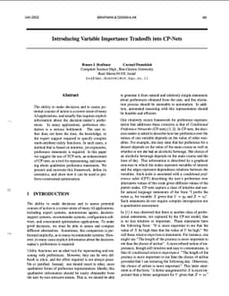 Introducing Variable Importance Tradeoffs into CP-Nets