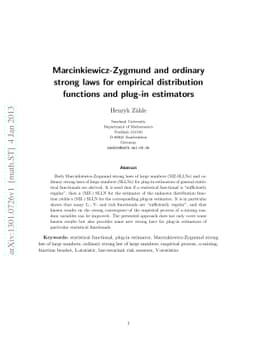 Marcinkiewicz-Zygmund and ordinary strong laws for empirical
  distribution functions and plug-in estimators