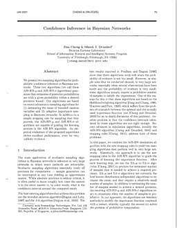 Confidence Inference in Bayesian Networks