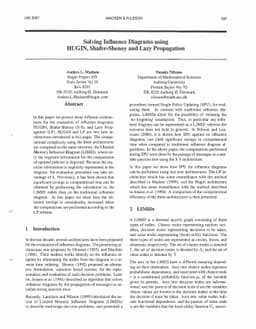 Solving Influence Diagrams using HUGIN, Shafer-Shenoy and Lazy
  Propagation