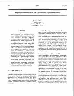 Expectation Propagation for approximate Bayesian inference