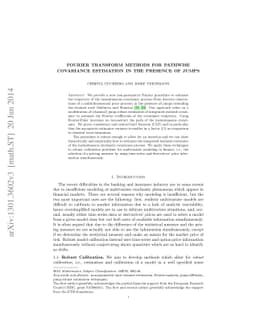 Fourier transform methods for pathwise covariance estimation in the
  presence of jumps