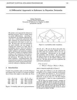 A Differential Approach to Inference in Bayesian Networks