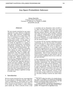 Any-Space Probabilistic Inference