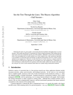 See the Tree Through the Lines: The Shazoo Algorithm -- Full Version --