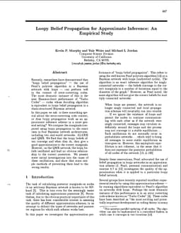 Loopy Belief Propagation for Approximate Inference: An Empirical Study