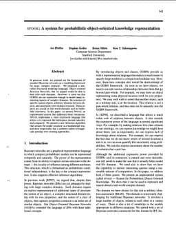SPOOK: A System for Probabilistic Object-Oriented Knowledge
  Representation
