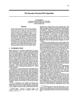 The Bayesian Structural EM Algorithm