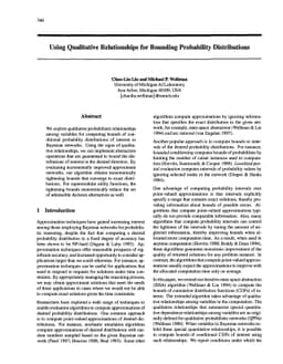Using Qualitative Relationships for Bounding Probability Distributions