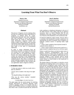 Learning From What You Don't Observe