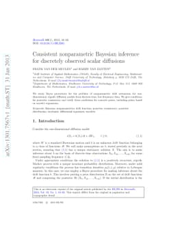 Consistent nonparametric Bayesian inference for discretely observed
  scalar diffusions