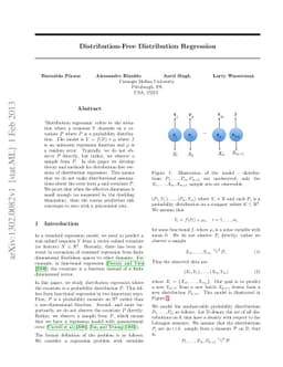 Distribution-Free Distribution Regression