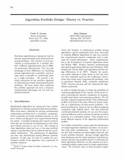 Algorithm Portfolio Design: Theory vs. Practice