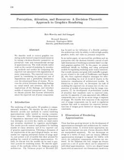 Perception, Attention, and Resources: A Decision-Theoretic Approach to
  Graphics Rendering