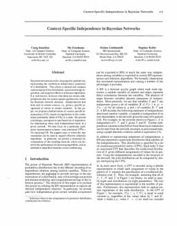 Context-Specific Independence in Bayesian Networks