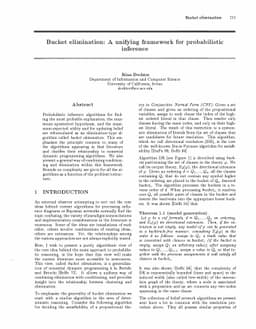 Bucket Elimination: A Unifying Framework for Several Probabilistic
  Inference