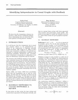 Identifying Independencies in Causal Graphs with Feedback