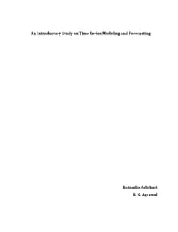 An Introductory Study on Time Series Modeling and Forecasting