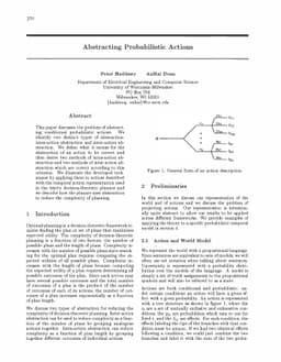 Abstracting Probabilistic Actions