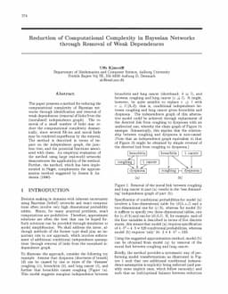 Reduction of Computational Complexity in Bayesian Networks through
  Removal of Weak Dependencies