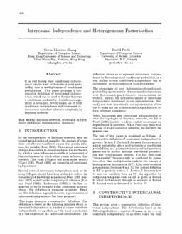 Inter-causal Independence and Heterogeneous Factorization