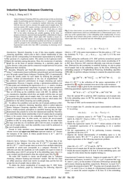Inductive Sparse Subspace Clustering