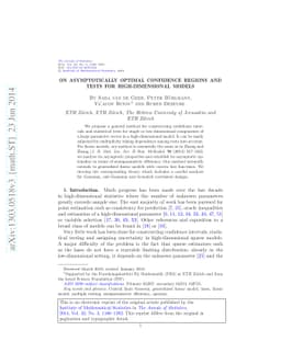 On asymptotically optimal confidence regions and tests for
  high-dimensional models