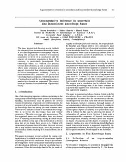 Argumentative inference in uncertain and inconsistent knowledge bases