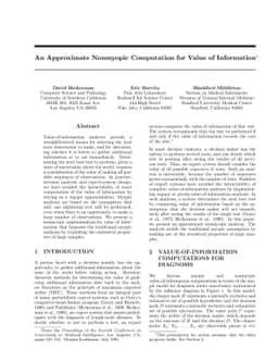 An Approximate Nonmyopic Computation for Value of Information