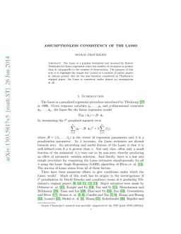 Assumptionless consistency of the Lasso