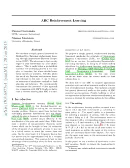 ABC Reinforcement Learning
