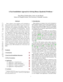 A Fast Semidefinite Approach to Solving Binary Quadratic Problems