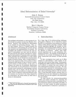 Ideal Reformulation of Belief Networks