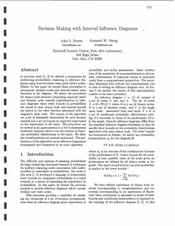 Decision Making with Interval Influence Diagrams