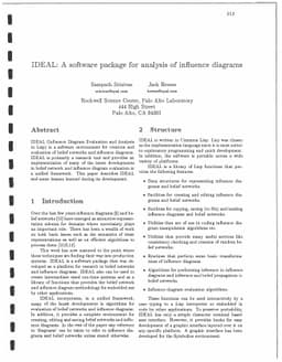IDEAL: A Software Package for Analysis of Influence Diagrams
