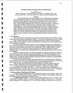Valuation-Based Systems for Discrete Optimization