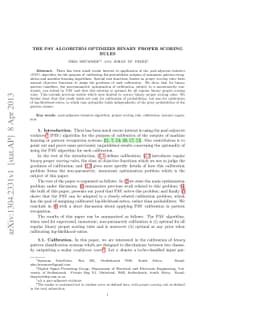 The PAV algorithm optimizes binary proper scoring rules