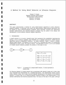 A Method for Using Belief Networks as Influence Diagrams