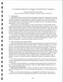 An Axiomatic Framework for Bayesian and Belief-function Propagation