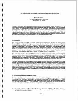An Explanation Mechanism for Bayesian Inferencing Systems