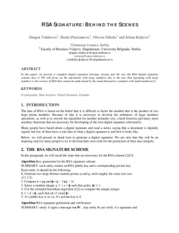 RSA Signature: Behind the Scenes