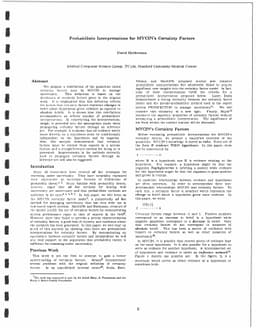 Probabilistic Interpretations for MYCIN's Certainty Factors