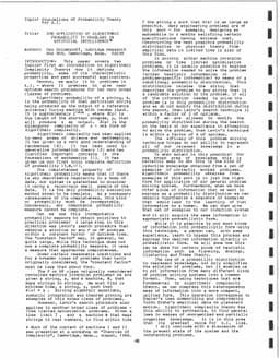 Foundations of Probability Theory for AI - The Application of
  Algorithmic Probability to Problems in Artificial Intelligence